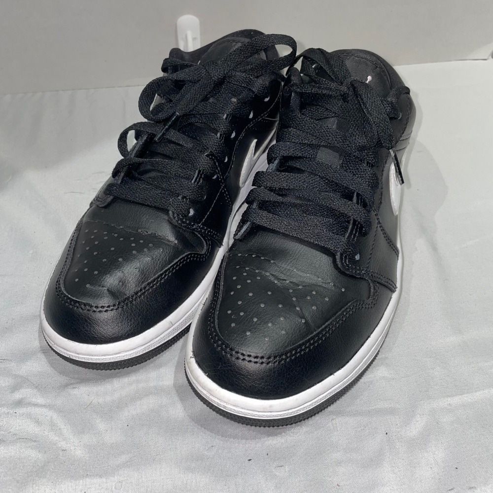 Nike Air Jordan 1 Low Black White DV0990-001 Womens Sneakers Size 8
